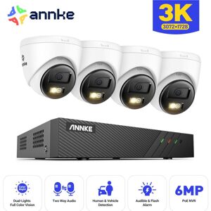 Annke - Outdoor poe cctv Kit 4x5MP ip Cameras Two Way Talk,Color Night Vision, Motion Detection, app/pc Remote Annke - Outdoor poe cctv Kit 4x5MP ip Cameras Two Way Talk,Color Night Vision, Motion Detection, app/pc Remote