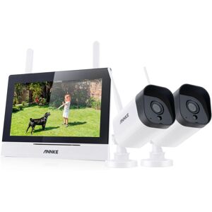 Annke - Wireless Surveillance Kit with 7' lcd Screen, 4CH 5MP nvr with ips Touch Screen, 2 x 3MP Outdoor WiFi Surveillance Cameras, Night Vision, Annke - Wireless Surveillance Kit with 7' lcd Screen, 4CH 5MP nvr with ips Touch Screen, 2 x 3MP Outdoor WiFi Surveillance Cameras, Night Vision,