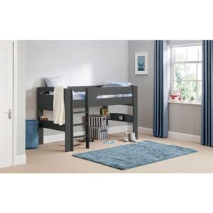 MARLBOROUGH Anthracite Mid Sleeper Bed - Single 3ft (90cm) MARLBOROUGH Anthracite Mid Sleeper Bed - Single 3ft (90cm)