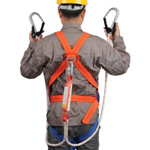 Linghhang - Anti-Fall Safety Belt, 5-Point Safety Fall Protection Kits, Adjustable Ergonomic Fall Protection Climbing Harness, Fall Protection Safety Linghhang - Anti-Fall Safety Belt, 5-Point Safety Fall Protection Kits, Adjustable Ergonomic Fall Protection Climbing Harness, Fall Protection Safety
