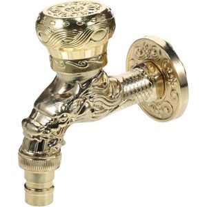 COOCHEER Antique garden tap: Vintage metal wall-mounted tap for washing machine, sink, kitchen, laundry room or bathroom. COOCHEER Antique garden tap: Vintage metal wall-mounted tap for washing machine, sink, kitchen, laundry room or bathroom.