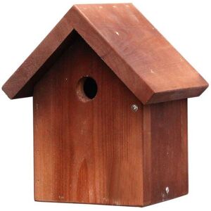 Apex Bird Box with 28mm Hole - European Redwood - L16.5 x W20 x H23.5 cm Apex Bird Box with 28mm Hole - European Redwood - L16.5 x W20 x H23.5 cm