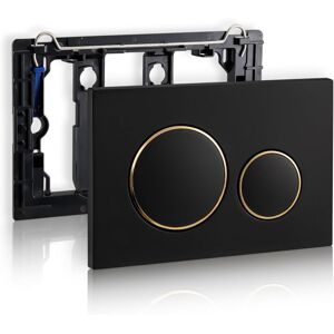 COOCHEER Applies to Geberit Sigma20 flush plate for dual flush: black, gold (115.882.KM.1-gold) COOCHEER Applies to Geberit Sigma20 flush plate for dual flush: black, gold (115.882.KM.1-gold)