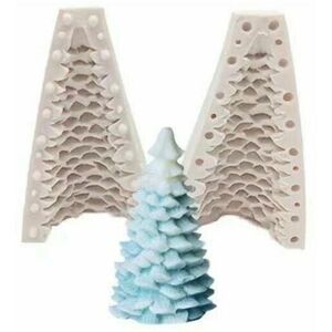 Trimec - Arbre de Noël 3D Silicone Bougie Moule Savon Argile Gypse Faire Moule diy Gâteau Moule Trimec - Arbre de Noël 3D Silicone Bougie Moule Savon Argile Gypse Faire Moule diy Gâteau Moule