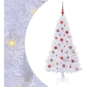 Artificial Christmas Tree with Stand White 150 cm PVC and Steel vidaXL Artificial Christmas Tree with Stand White 150 cm PVC and Steel vidaXL