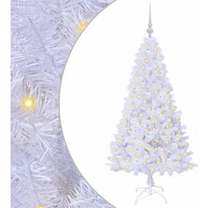 Artificial Christmas Tree with Stand White 150 cm PVC and Steel vidaXL Artificial Christmas Tree with Stand White 150 cm PVC and Steel vidaXL