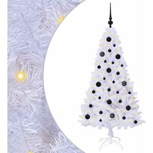 Artificial Christmas Tree with Stand White 150 cm PVC and Steel vidaXL Artificial Christmas Tree with Stand White 150 cm PVC and Steel vidaXL