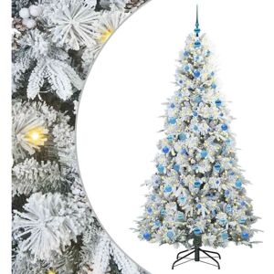 Artificial Hinged Christmas Tree Green 210 cm PE and PVC vidaXL Artificial Hinged Christmas Tree Green 210 cm PE and PVC vidaXL