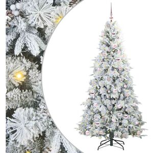 Artificial Hinged Christmas Tree Green 210 cm PE and PVC vidaXL Artificial Hinged Christmas Tree Green 210 cm PE and PVC vidaXL