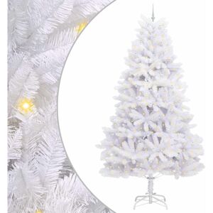 Artificial Hinged Christmas Tree White 300 cm PVC and Steel vidaXL Artificial Hinged Christmas Tree White 300 cm PVC and Steel vidaXL