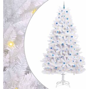 Artificial Hinged Christmas Tree White 300 cm PVC and Steel vidaXL Artificial Hinged Christmas Tree White 300 cm PVC and Steel vidaXL