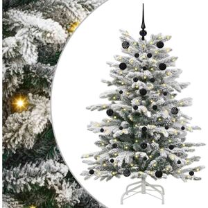 Artificial Hinged Christmas Tree White 150 cm PE and PVC vidaXL Artificial Hinged Christmas Tree White 150 cm PE and PVC vidaXL