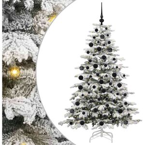Artificial Hinged Christmas Tree White 180 cm PE and PVC vidaXL Artificial Hinged Christmas Tree White 180 cm PE and PVC vidaXL