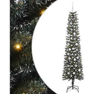 Artificial Christmas Tree with 300 LEDs Green 58 x 58 x 210 cm vidaXL Artificial Christmas Tree with 300 LEDs Green 58 x 58 x 210 cm vidaXL