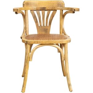 Biscottini - Ash wood kitchen chairs 44x42x76 cm Chair with armrests Vintage Thonet chair Dining room chairs Kitchen chair Rattan seat Biscottini - Ash wood kitchen chairs 44x42x76 cm Chair with armrests Vintage Thonet chair Dining room chairs Kitchen chair Rattan seat
