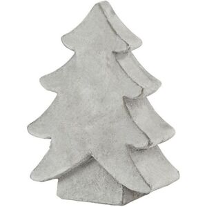 Athena Stone Small Christmas Tree - Ceramic - L5 x W12 x H17 cm - White Athena Stone Small Christmas Tree - Ceramic - L5 x W12 x H17 cm - White