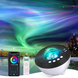 Dhklfa - Aurora Star Sky Projector with Music Speaker, Night Light with White Noise Sound Machine Lullabies Included for Kids Adults Galaxy Ceiling Dhklfa - Aurora Star Sky Projector with Music Speaker, Night Light with White Noise Sound Machine Lullabies Included for Kids Adults Galaxy Ceiling