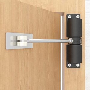CYSLMUK Automatic Door Closer, Door Spring Closer, Adjustable Zinc Alloy Automatic Door Closer for Living Room or Commercial Control Up to 40Kg, Come with CYSLMUK Automatic Door Closer, Door Spring Closer, Adjustable Zinc Alloy Automatic Door Closer for Living Room or Commercial Control Up to 40Kg, Come with