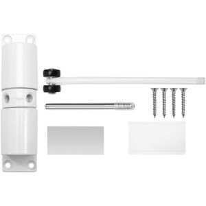 Tlily - Automatic Door Closer Metal Adjustable Heavy Duty Safety Spring Silenciar Convert Hinged Interior Exterior White Tlily - Automatic Door Closer Metal Adjustable Heavy Duty Safety Spring Silenciar Convert Hinged Interior Exterior White