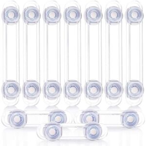 Linghhang - Baby Closet Block - Child Safety - Window Closet Door Block - Home Security Protection (7+3 Pieces) Linghhang - Baby Closet Block - Child Safety - Window Closet Door Block - Home Security Protection (7+3 Pieces)