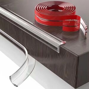 WOIYIC Baby Table Corner Protectors, 4 Meters Furniture Edge Protection and 4 Corner Protectors, Pre-adhesive Transparent Table Protection Pre-adhesive PVC WOIYIC Baby Table Corner Protectors, 4 Meters Furniture Edge Protection and 4 Corner Protectors, Pre-adhesive Transparent Table Protection Pre-adhesive PVC