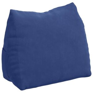 Back Pillow Police Blue 60 x 20 x 50 cm Corduroy Fabric vidaXL Back Pillow Police Blue 60 x 20 x 50 cm Corduroy Fabric vidaXL