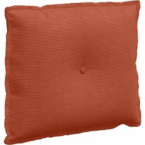 Back Pillow Red Orange 60 x 50 cm Corduroy Fabric vidaXL Back Pillow Red Orange 60 x 50 cm Corduroy Fabric vidaXL