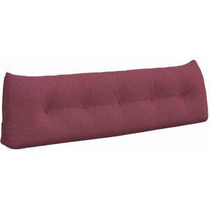 Back Pillow Wine Red 160 x 24 x 50 cm Fabric vidaXL Back Pillow Wine Red 160 x 24 x 50 cm Fabric vidaXL