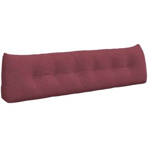 Back Pillow Wine Red 180 x 24 x 50 cm Fabric vidaXL Back Pillow Wine Red 180 x 24 x 50 cm Fabric vidaXL