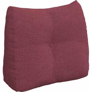 Back Pillow Wine Red 60 x 24 x 50 cm Fabric vidaXL Back Pillow Wine Red 60 x 24 x 50 cm Fabric vidaXL