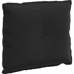 Back Pillow Black 60 x 50 cm Corduroy Fabric vidaXL Back Pillow Black 60 x 50 cm Corduroy Fabric vidaXL
