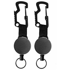 HOOPZI Badge Holder Retractable Reel, Keychain, Reel Badges, Multitool Carabiner, Badge Holder Clip, Retractable Spool, Retractable Key Chain, Keychain Clip HOOPZI Badge Holder Retractable Reel, Keychain, Reel Badges, Multitool Carabiner, Badge Holder Clip, Retractable Spool, Retractable Key Chain, Keychain Clip