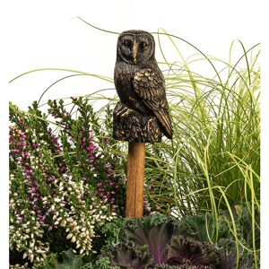 Barn Owl Cane or Stake Topper Pot Buddy - L4.3 x W4 x H7.5 cm Barn Owl Cane or Stake Topper Pot Buddy - L4.3 x W4 x H7.5 cm