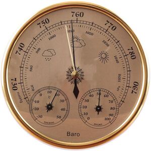 GOTRAYS Barometer, Weather Station with Barometer and Thermometer Hygrometer, 3 in 1 Analog Wall Weather Station, for Indoor and Outdoor Use GOTRAYS Barometer, Weather Station with Barometer and Thermometer Hygrometer, 3 in 1 Analog Wall Weather Station, for Indoor and Outdoor Use