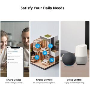 TLILY Basic R4 WiFi Smart Switch Remote Control Module Relay Via Work Compatible with Alexa, Home TLILY Basic R4 WiFi Smart Switch Remote Control Module Relay Via Work Compatible with Alexa, Home