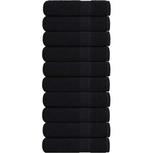 BONNEVIE Bath Towels 10 pcs Black 100x150 cm 360 gsm 100% Cotton VSVS4095607 BONNEVIE Bath Towels 10 pcs Black 100x150 cm 360 gsm 100% Cotton VSVS4095607
