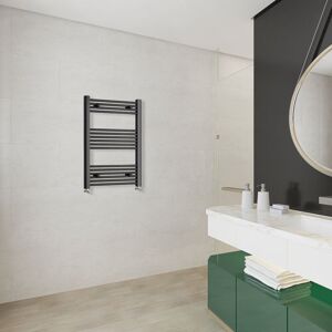 Acezanble - 1000x600mm(HxW)Matt Black Straight Central Heating Towel Rail Heating Radiator Acezanble - 1000x600mm(HxW)Matt Black Straight Central Heating Towel Rail Heating Radiator