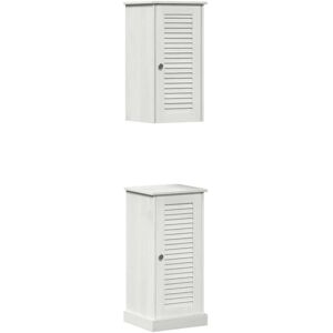 BONNEVIE Bathroom Furniture Set VIGO 2 pcs Antique white 37 x 34 x 80 cm CFW546932 BONNEVIE Bathroom Furniture Set VIGO 2 pcs Antique white 37 x 34 x 80 cm CFW546932