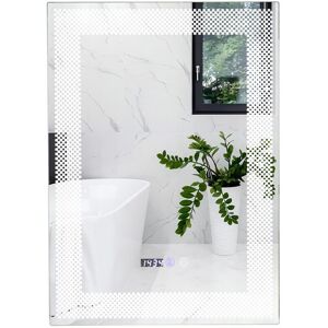 Costway - Bathroom Led Vanity Mirror Dimmable Vanity Wall Mirror w/3 Colors Lights Costway - Bathroom Led Vanity Mirror Dimmable Vanity Wall Mirror w/3 Colors Lights