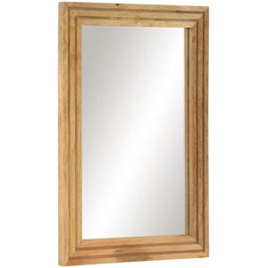 Bathroom Mirror 50x70 cm Solid Wood Rough Mango and Glass vidaXL Bathroom Mirror 50x70 cm Solid Wood Rough Mango and Glass vidaXL