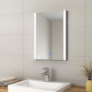 Clipop - Bathroom Mirror with led Lights 400 x 500 mm Bathroom Wall Mirror with Touch Sensor and 3 Colors Dimmable IP44 Bathroom Vanity Mirror with Clipop - Bathroom Mirror with led Lights 400 x 500 mm Bathroom Wall Mirror with Touch Sensor and 3 Colors Dimmable IP44 Bathroom Vanity Mirror with