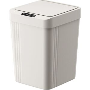 Groofoo - Bathroom Smart Touchless Trash Can 13L Automatic Motion Sensor Rubbish Can with Lid Garbage Bin for Kitchen Living Room Bedroom Groofoo - Bathroom Smart Touchless Trash Can 13L Automatic Motion Sensor Rubbish Can with Lid Garbage Bin for Kitchen Living Room Bedroom