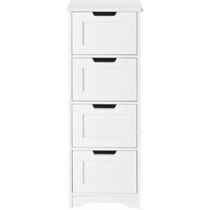 Costway - Bathroom Storage Cabinet Freestanding Storage Organizer Nightstand Side Table Costway - Bathroom Storage Cabinet Freestanding Storage Organizer Nightstand Side Table