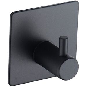WOIYIC Bathroom Wall Mount, Kitchen Towel Hanger, Picture Hanger Without Drilling, Stainless Steel Self-Adhesive Hook, Black WOIYIC Bathroom Wall Mount, Kitchen Towel Hanger, Picture Hanger Without Drilling, Stainless Steel Self-Adhesive Hook, Black