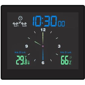 TLILY Bathroom Waterproof Wall Clock Shower Clocks Timer Digital Electronic Kitchen Washroom Time Black TLILY Bathroom Waterproof Wall Clock Shower Clocks Timer Digital Electronic Kitchen Washroom Time Black