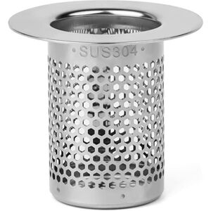 Memkey - Bathtub Drain Strainer, 5cm Stainless Steel Shower Hair Filter - Kitchen Sink Stopper, Drain Filter Net - for Bathroom, Balcony Memkey - Bathtub Drain Strainer, 5cm Stainless Steel Shower Hair Filter - Kitchen Sink Stopper, Drain Filter Net - for Bathroom, Balcony