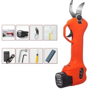 TINOR Battery-powered pruning shears, electric pruning shears, cordless electric branch scissors with brushless motor, 1 pack, 2Ah lithium rechargeable, 25 TINOR Battery-powered pruning shears, electric pruning shears, cordless electric branch scissors with brushless motor, 1 pack, 2Ah lithium rechargeable, 25