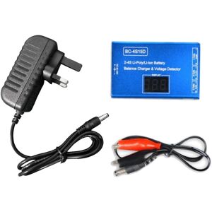 Tlily - BC-4S15D Battery Lipo Li-Ion Balance Charger Voltage Detector lcd Digital Display for rc uk Plug Tlily - BC-4S15D Battery Lipo Li-Ion Balance Charger Voltage Detector lcd Digital Display for rc uk Plug