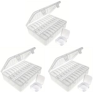 TLILY Bead Organizer,90Pcs Small Storage Containers,3 Large Craft Cases,Storage Box for Jewelry Making Diamond TLILY Bead Organizer,90Pcs Small Storage Containers,3 Large Craft Cases,Storage Box for Jewelry Making Diamond