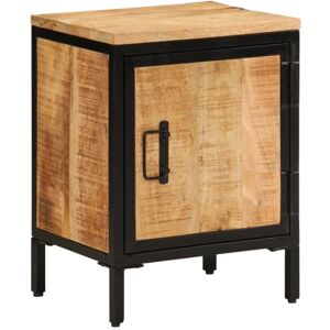 vidaXL Bed Cabinet - Mango - Brown - Bed Cabinet vidaXL Bed Cabinet - Mango - Brown - Bed Cabinet